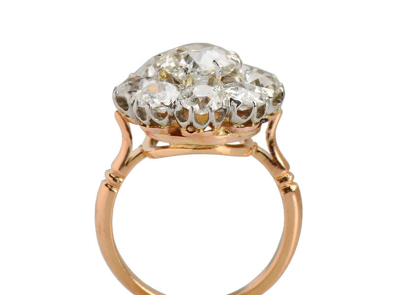 Old European Cut Diamond Ring 5.58 Carats!