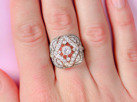 Wearable Art - Eco Friendly Diamond Ring