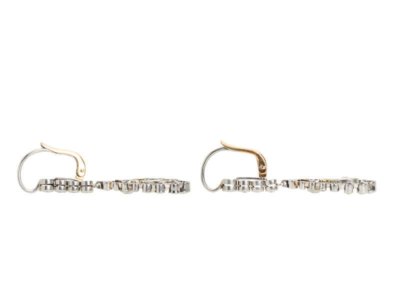 
                      
                        Edwardian Teardrop Diamond Platinum Earrings
                      
                    