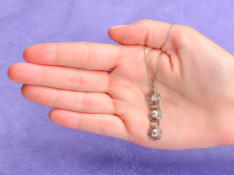 Art Deco Vintage Diamond Pendant