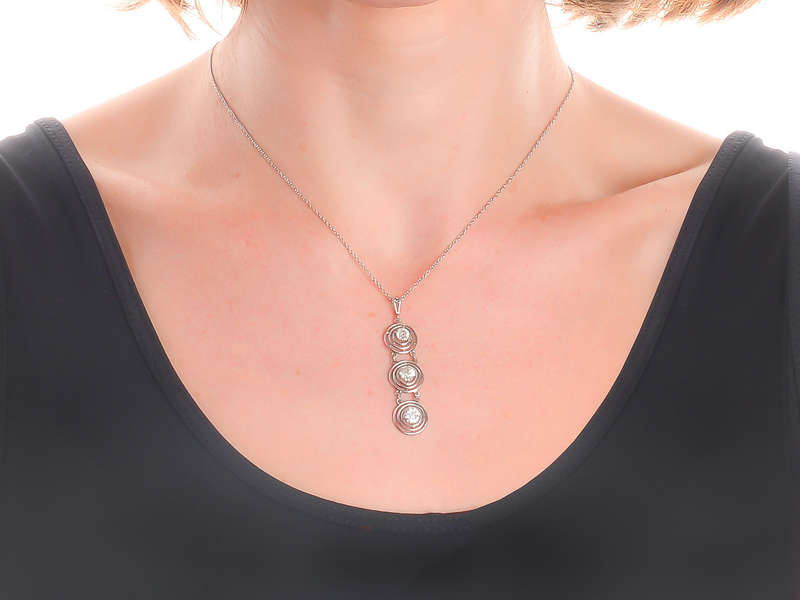 Art Deco Vintage Diamond Pendant