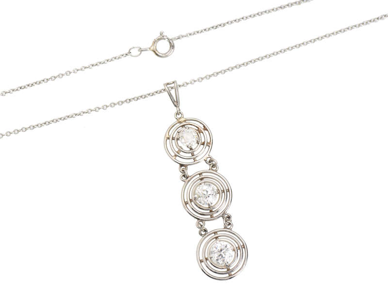 
                      
                        Art Deco Vintage Diamond Pendant
                      
                    