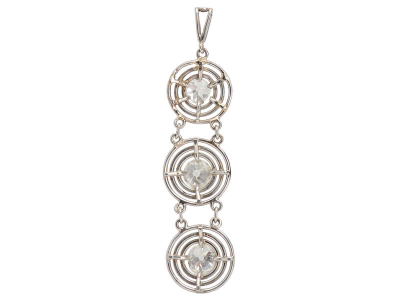 Art Deco Vintage Diamond Pendant