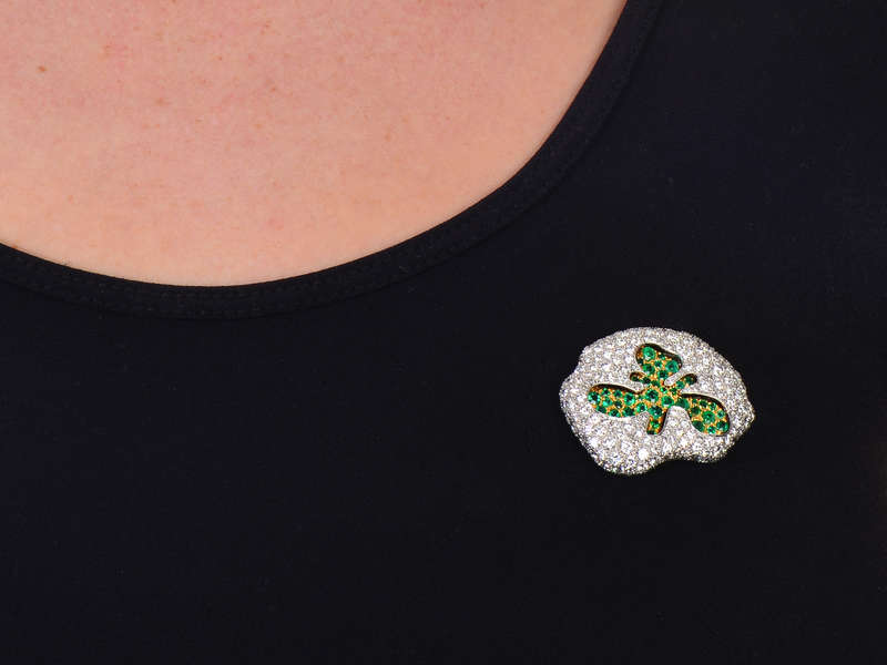 Kandinsky Inspired Brooch by Max Pollinger