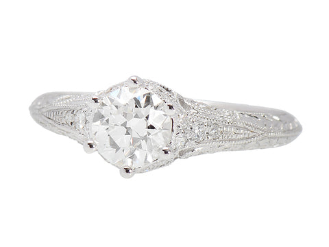 Dreams - Antique Diamond Engagement Ring .95 C