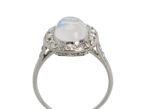 Northern Lights - Blue Moonstone Diamond Ring