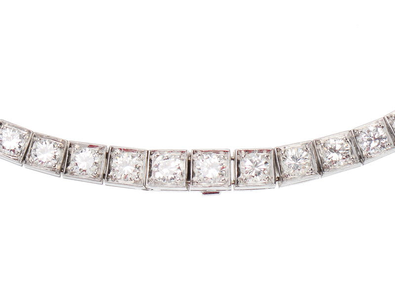 Evermore - Mid Century Diamond rivire Necklace