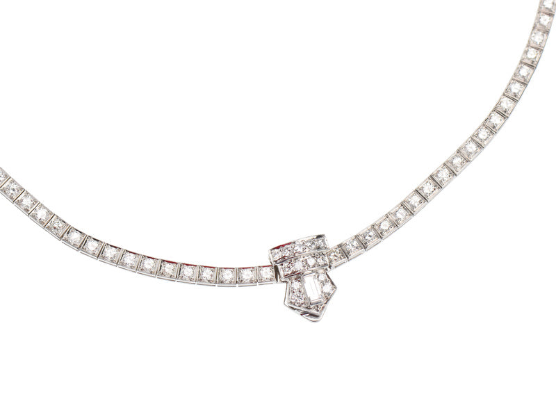 Evermore - Mid Century Diamond rivire Necklace