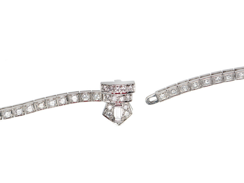 Evermore - Mid Century Diamond rivire Necklace