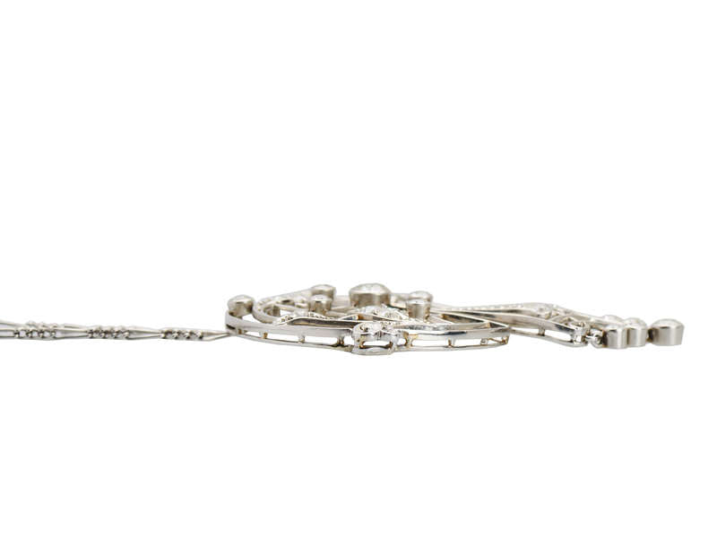 Diamond Platinum Pendant Necklace