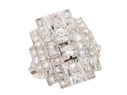 Glam Diamond Cocktail Ring