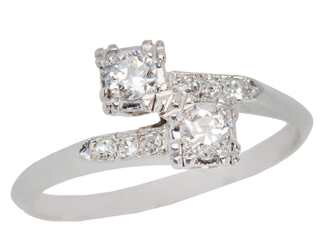 Vintage Moi et Toi Diamond Ring