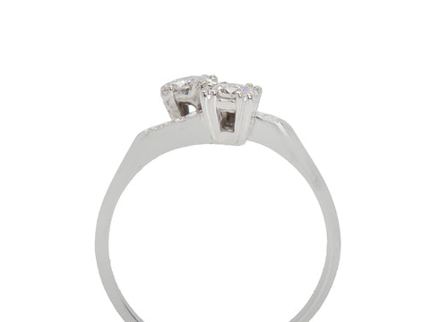 Vintage Moi et Toi Diamond Ring