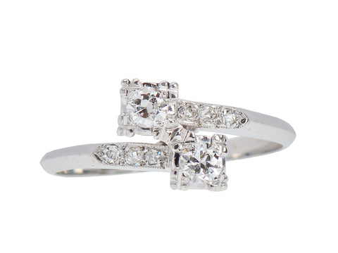 Vintage Moi et Toi Diamond Ring