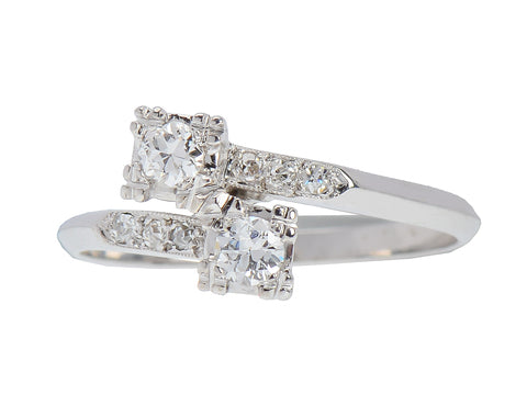 Vintage Moi et Toi Diamond Ring
