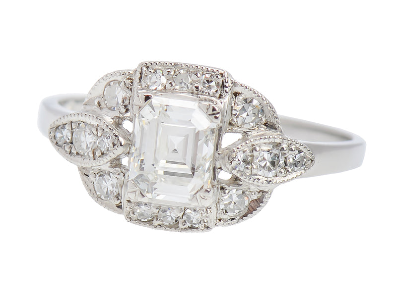 
                      
                        Superb Asscher Cut Diamond Engagement Ring
                      
                    