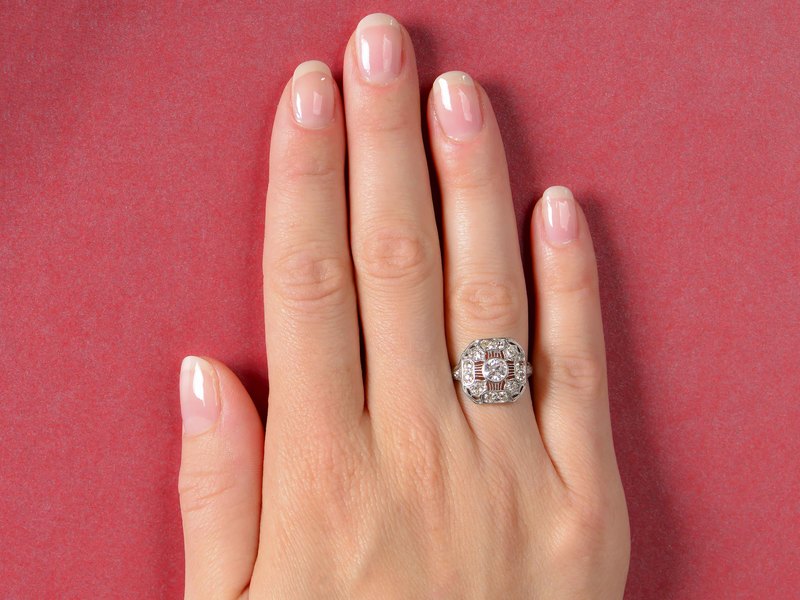 Edwardian Perfection in a Diamond Ring