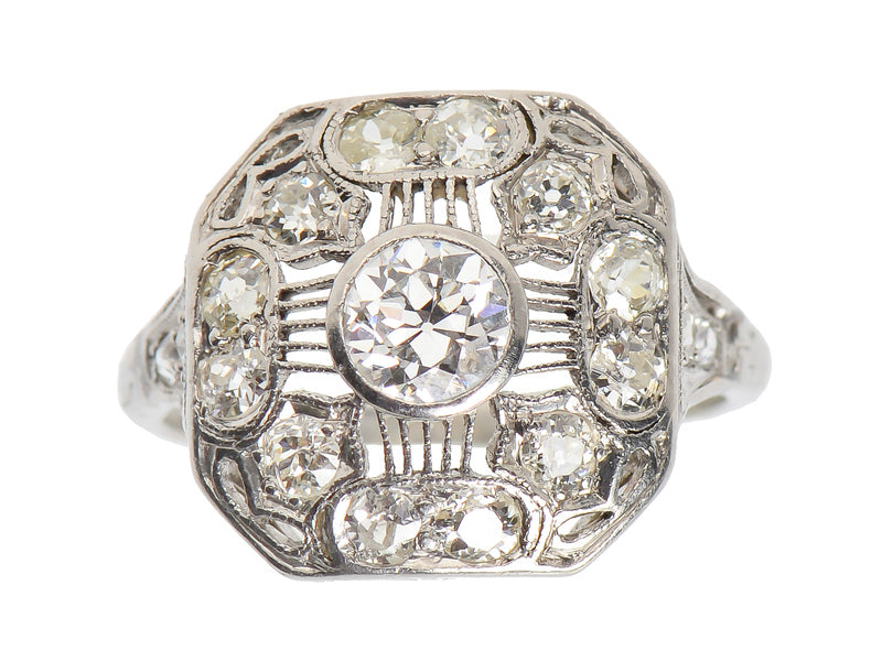 Edwardian Perfection in a Diamond Ring