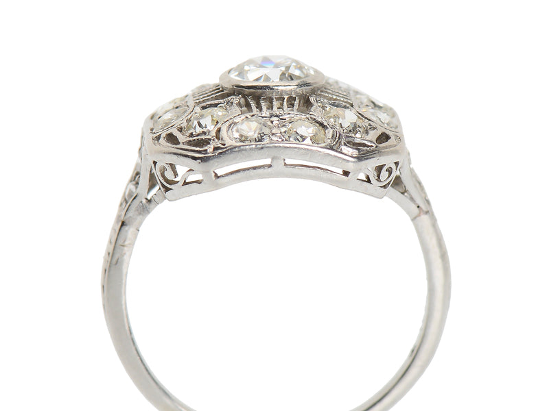 Edwardian Perfection in a Diamond Ring