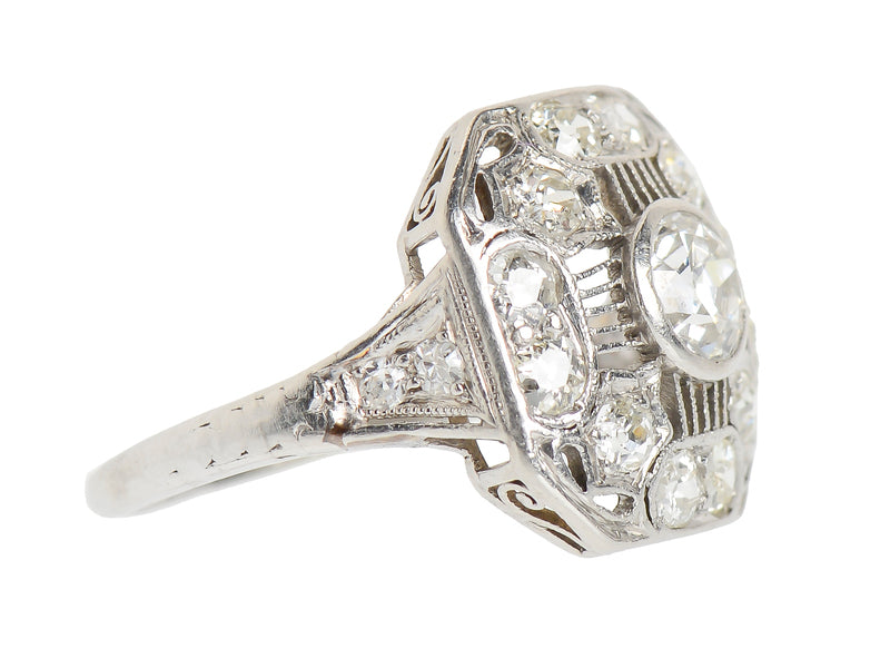 Edwardian Perfection in a Diamond Ring
