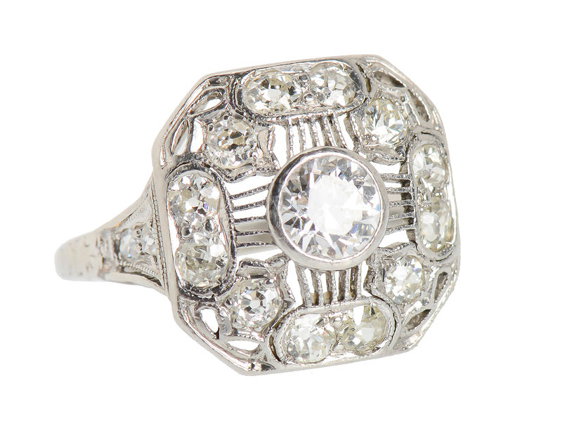 Edwardian Perfection in a Diamond Ring