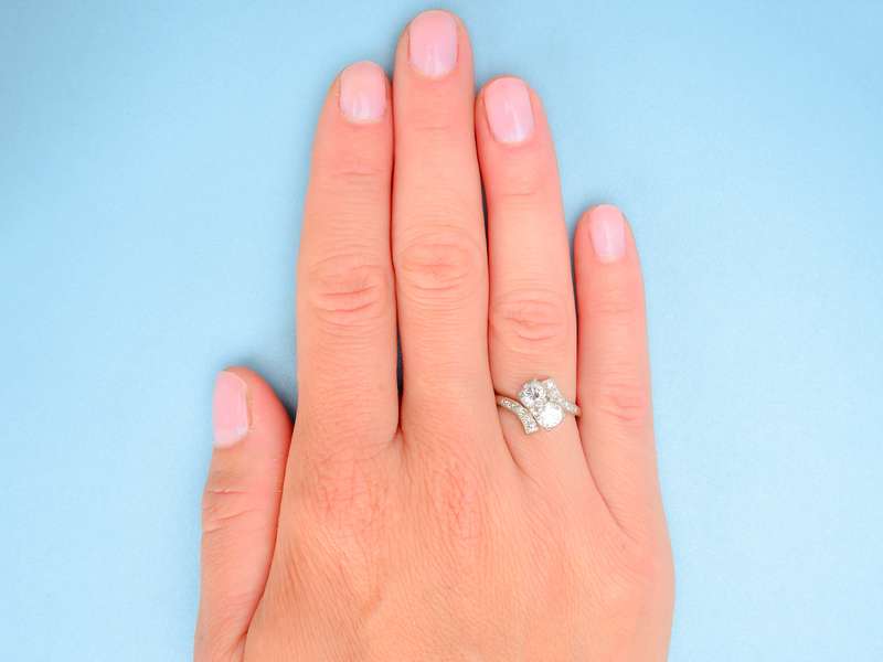 
                      
                        Jabel Moi et Toi Crossover Diamond Ring
                      
                    