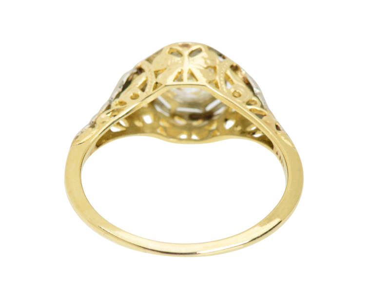 Butterfly Bliss - Vintage Diamond Engagement Ring