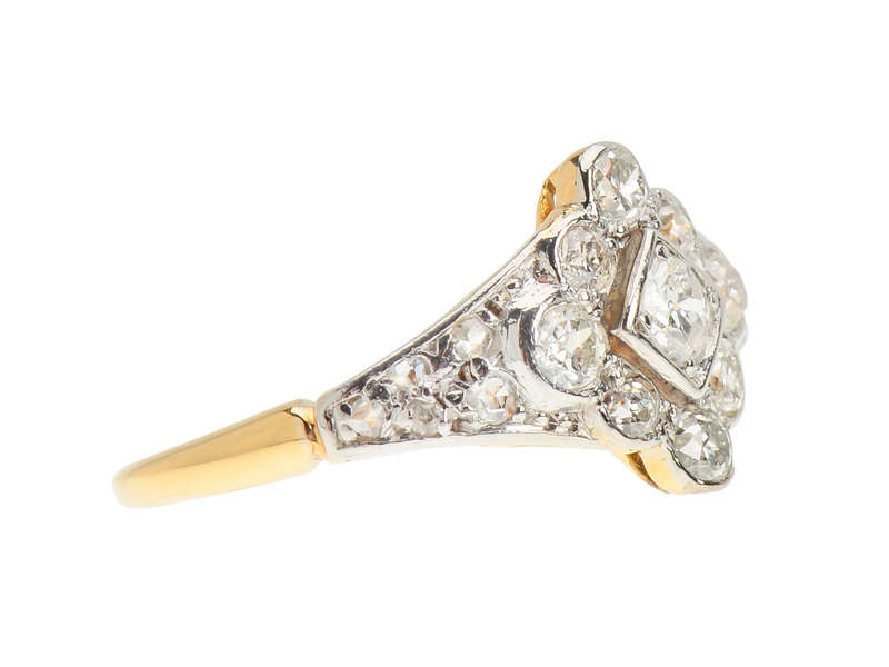 Rapture - Diamond Art Deco Engagement Ring
