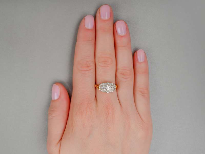 Group Hug - Diamond Trilogy Cluster Ring