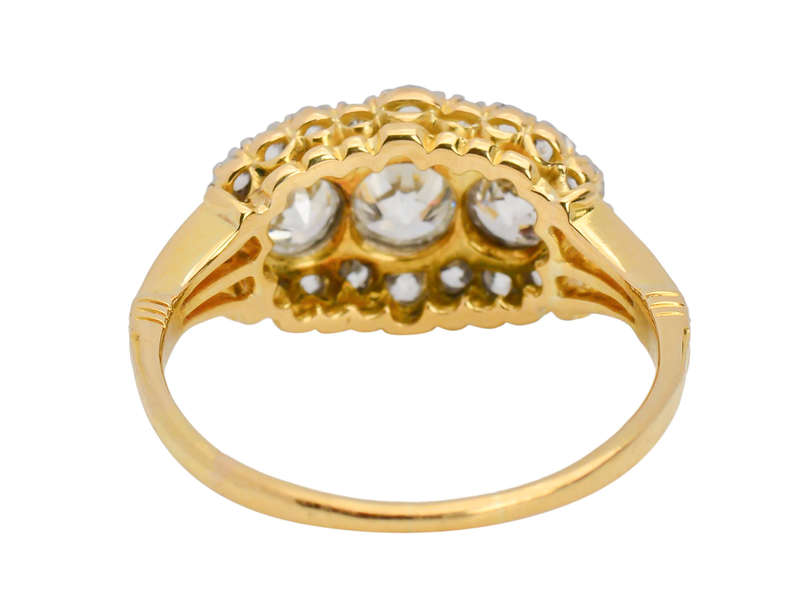 Group Hug - Diamond Trilogy Cluster Ring