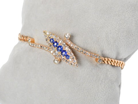 Antique Sapphire & Diamond Bracelet