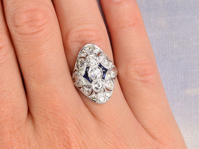 Dress Rehearsal - Art Deco Ring
