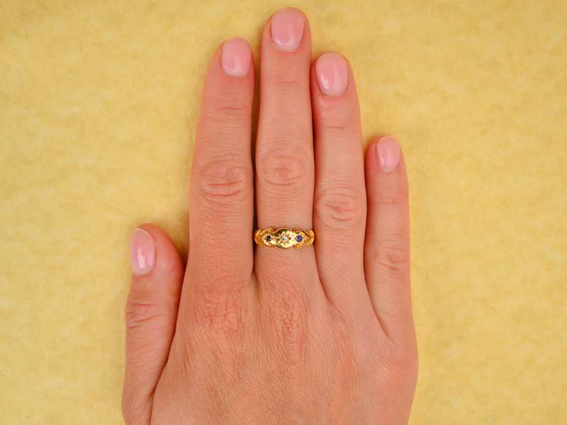 Sapphire Diamond Ring From 1897
