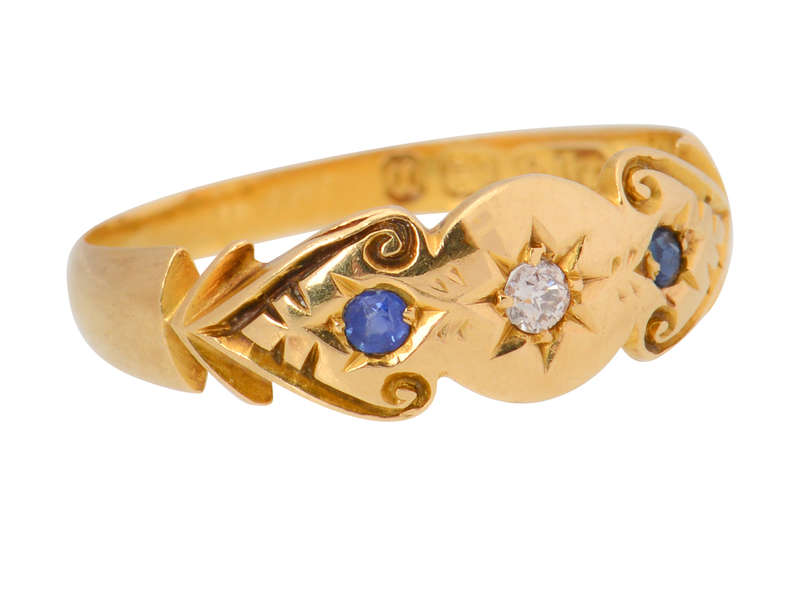 
                      
                        Sapphire Diamond Ring From 1897
                      
                    