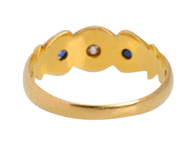 Sapphire Diamond Ring From 1897
