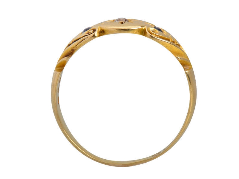 Sapphire Diamond Ring From 1897