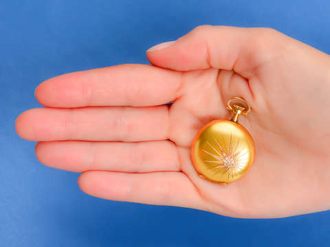 Starlight - Diamond Working Watch Pendant c. 1896