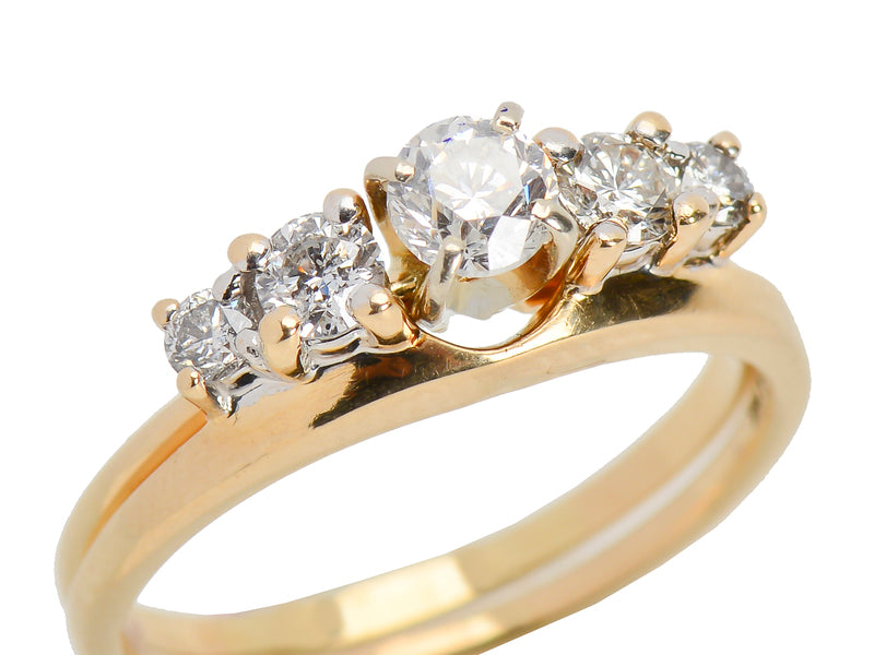 Classic Diamond Wedding Set 1.05 C.