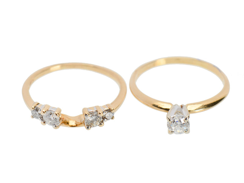 Classic Diamond Wedding Set 1.05 C.