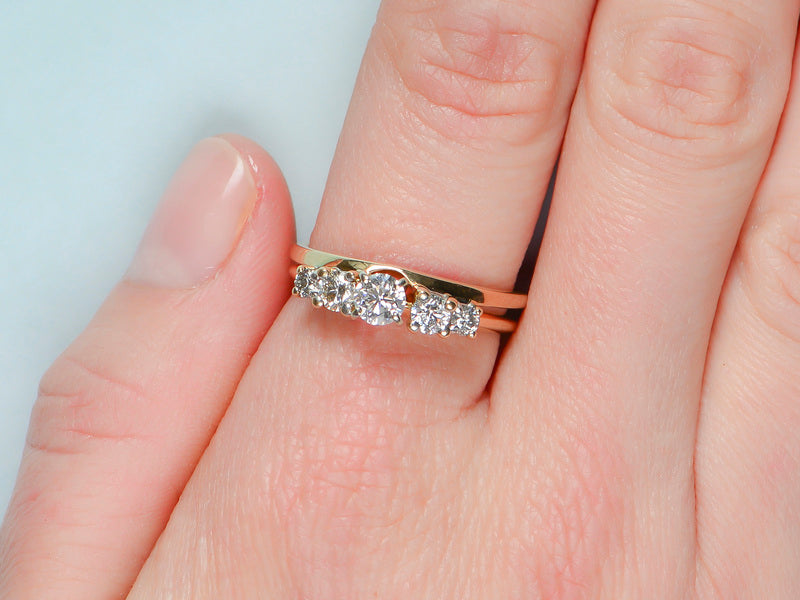 Classic Diamond Wedding Set 1.05 C.