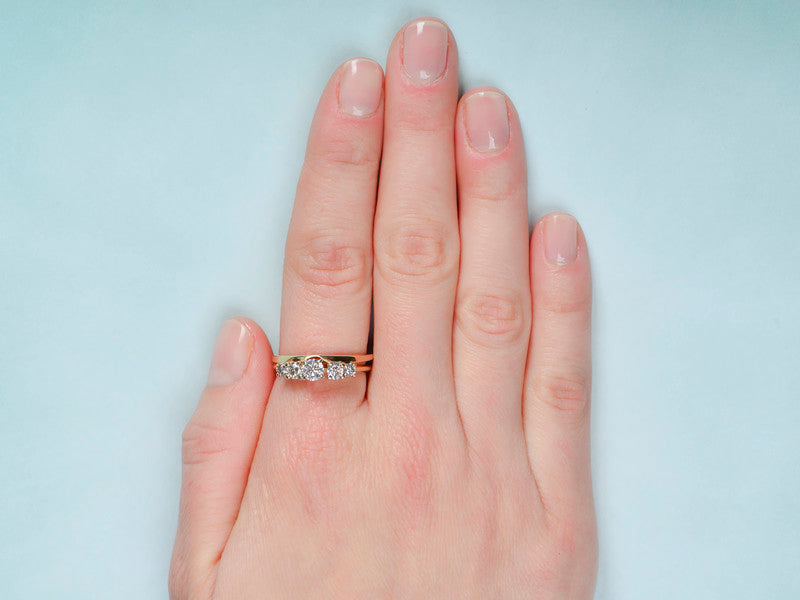 Classic Diamond Wedding Set 1.05 C.