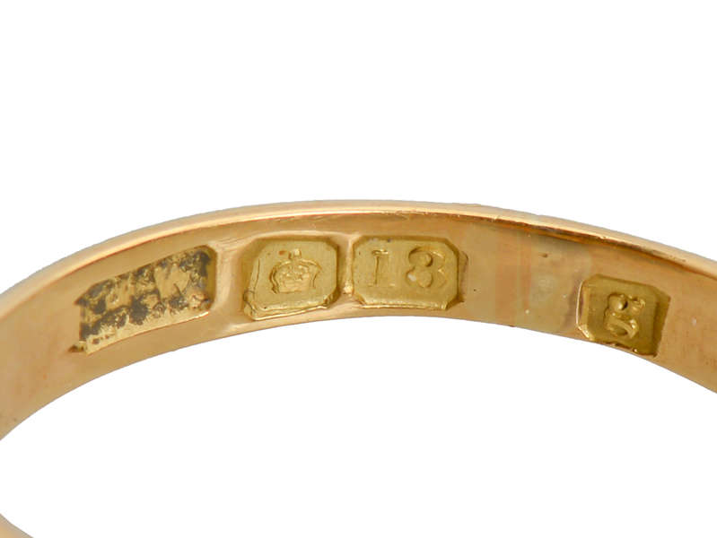 Edwardian lan - Fiery Opal Ruby Gold ring