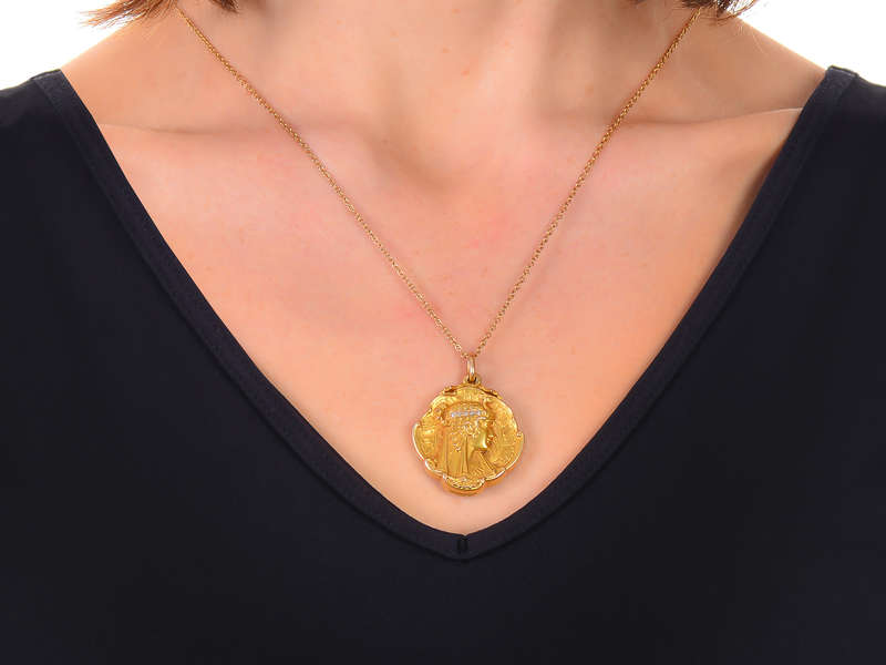 Egyptian Revival Antique Locket