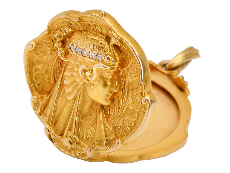 Egyptian Revival Antique Locket
