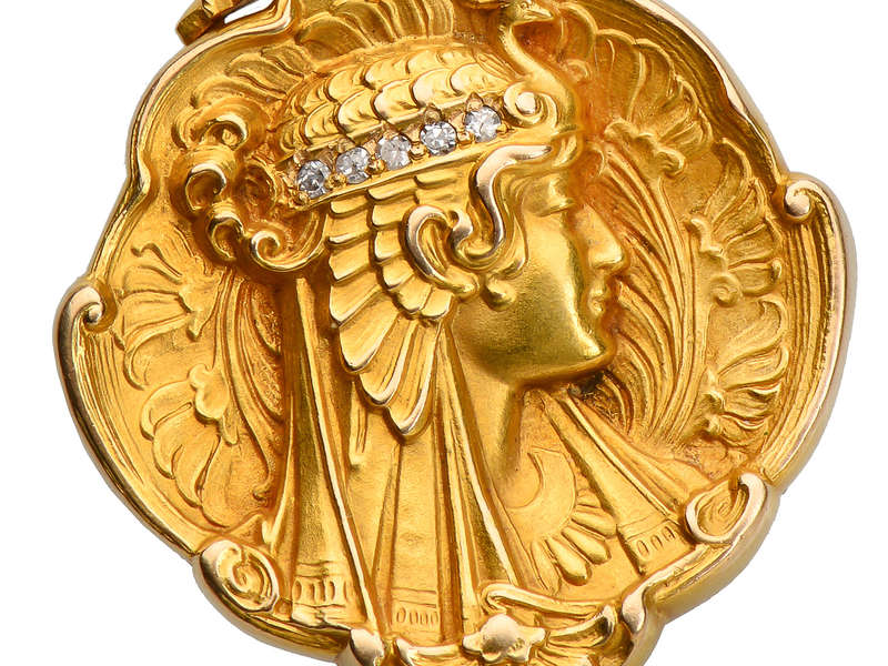 Egyptian Revival Antique Locket