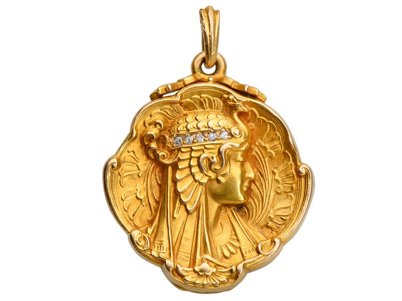 Egyptian Revival Antique Locket