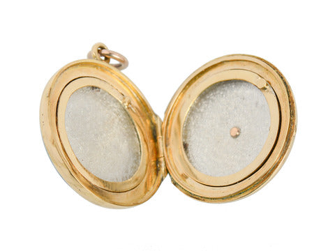 Victorian Intimacy - Enamel Locket