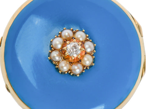 Victorian Intimacy - Enamel Locket