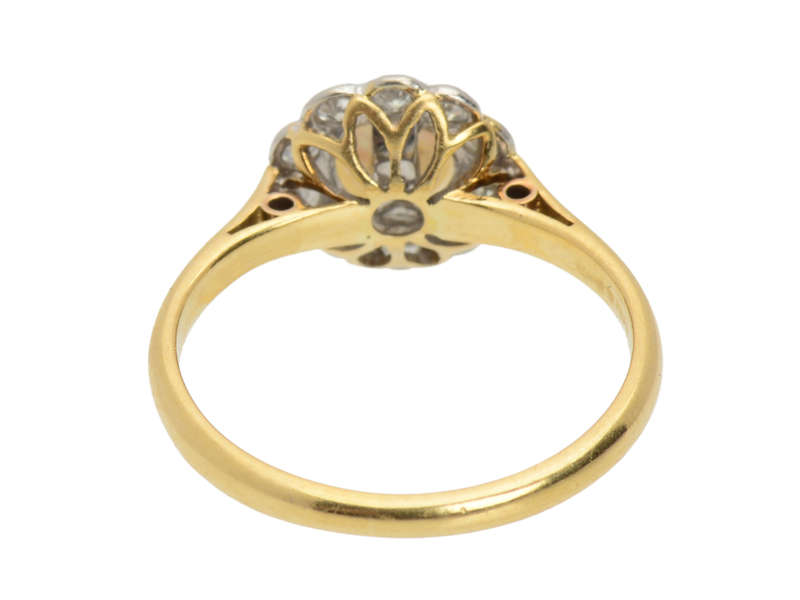 Natural Saltwater Pearl Diamond Ring