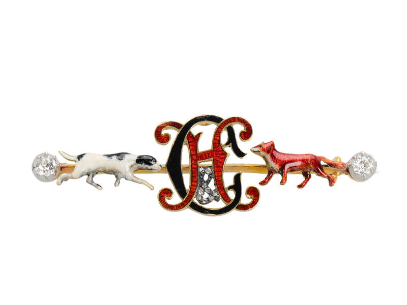 The Thrill of the Chase - Fox & Hound Brooch